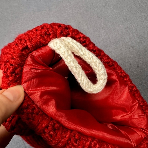 Wondershop Red Knitted Stocking Letter C Embroidered Christmas Target Brand 17in - Picture 7 of 11